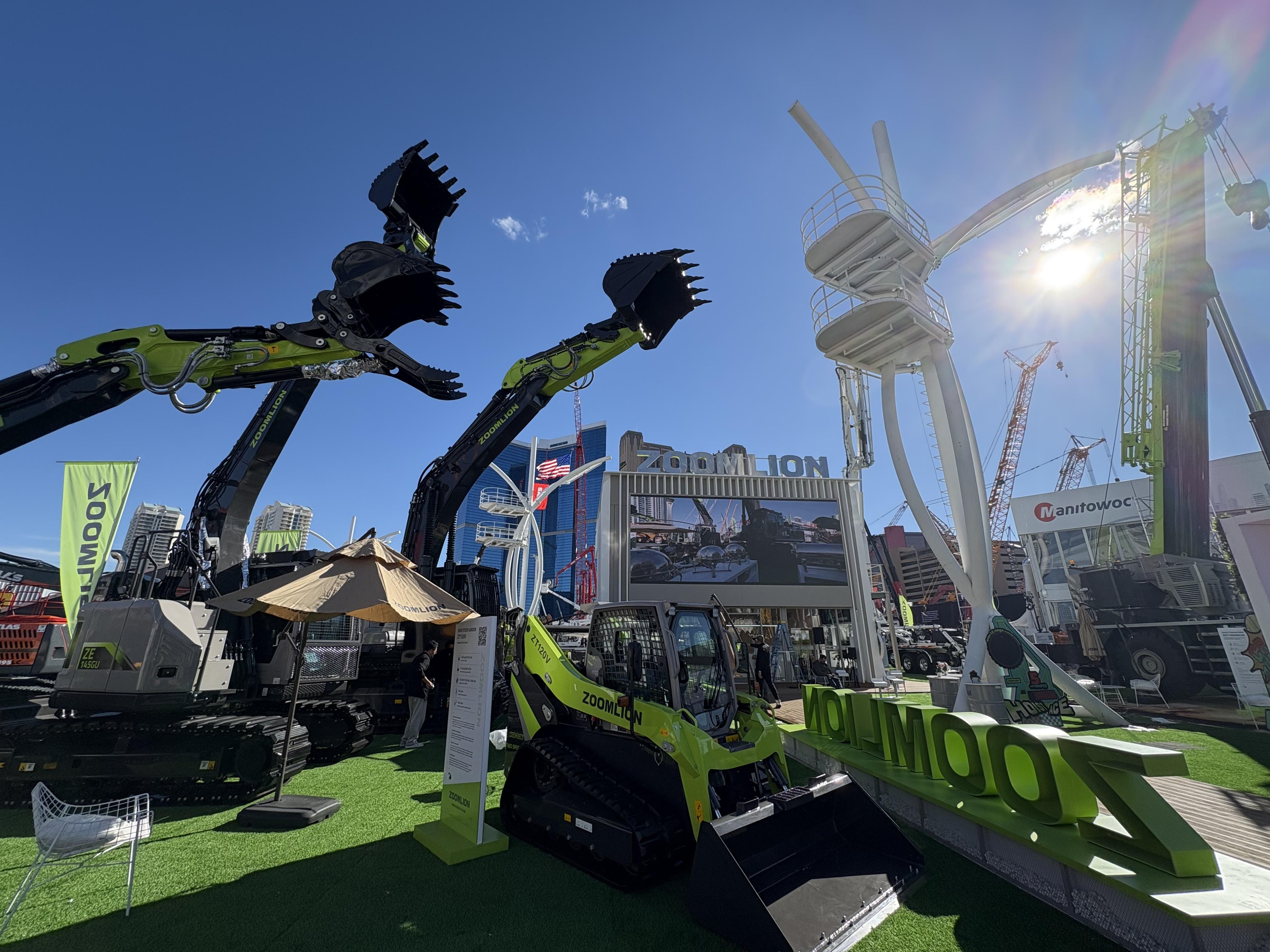 Zoomlion Shows Earthmoving & Mining Machinery at CONEXPO-CON/AGG 2026